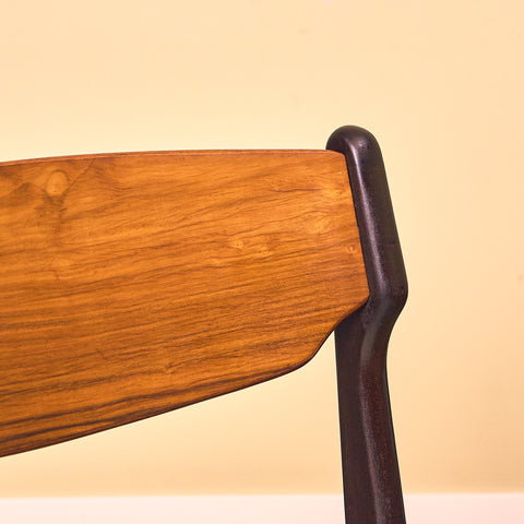 Danish dining chairs in Santos rosewood by Findahl