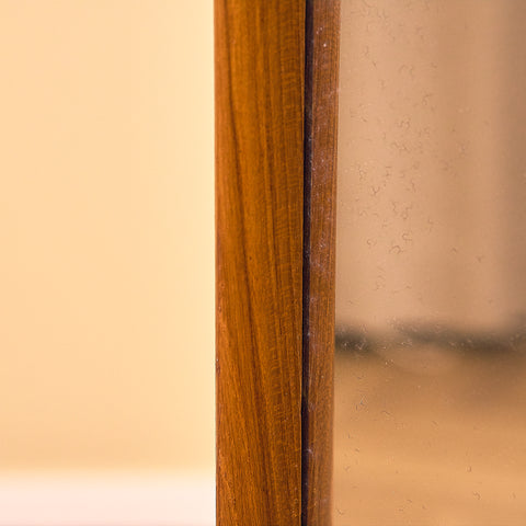 Mid-century mirror in teak