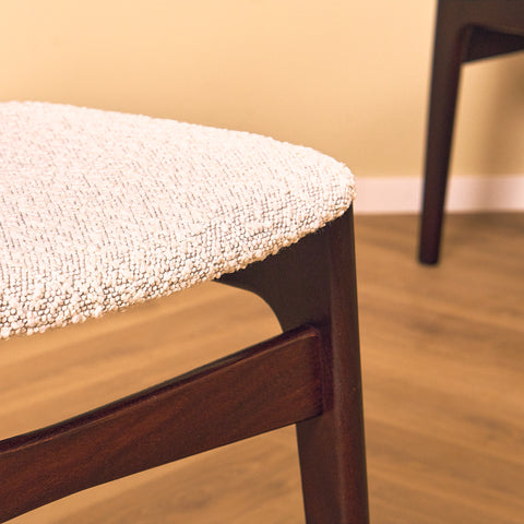 Danish dining chairs in Santos rosewood by Findahl