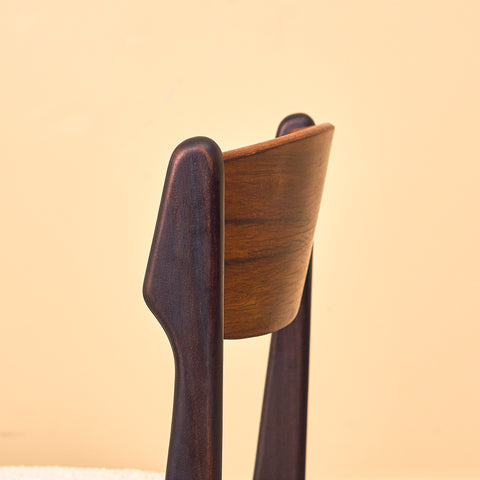 Danish dining chairs in Santos rosewood by Findahl