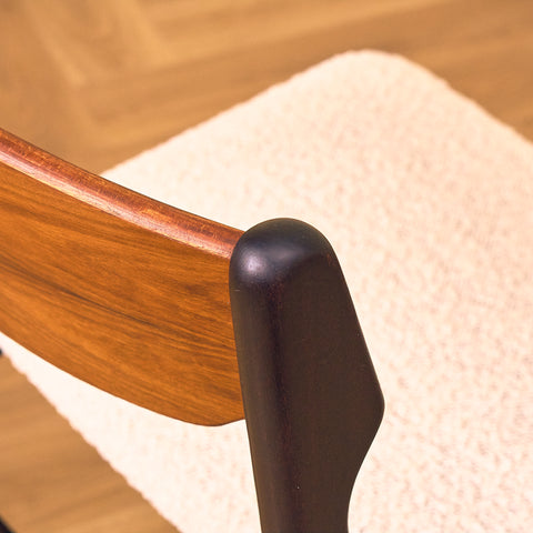 Danish dining chairs in Santos rosewood by Findahl
