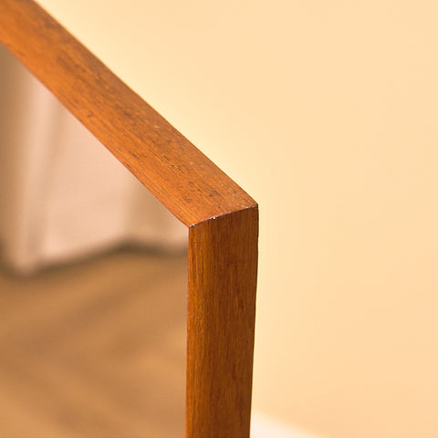Mid-century mirror in teak