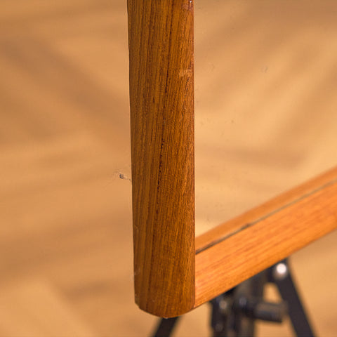 Mid-century mirror in teak