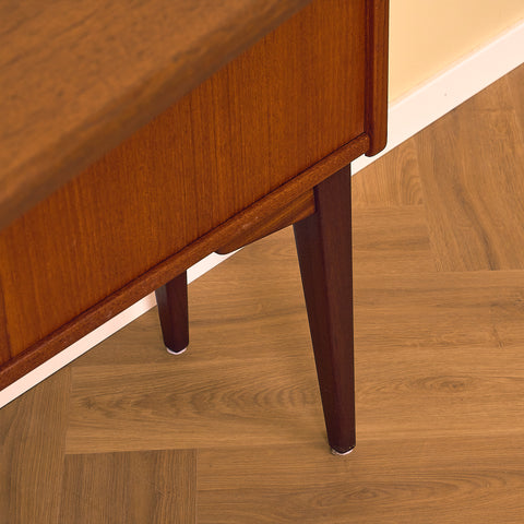 Swedish writing desk in teak by Lelångs Möbelfabrik, Bengtsfors