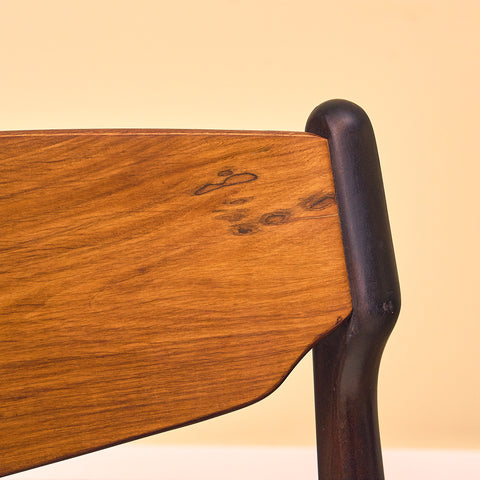 Danish dining chairs in Santos rosewood by Findahl