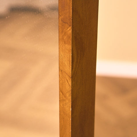 Mid-century mirror in beech