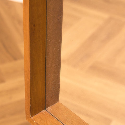 Mid-century mirror in beech