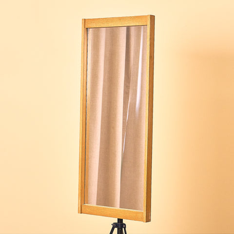 Mid-century mirror in oak