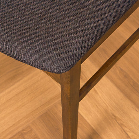 Danish set of 6 dining chairs in teak and beech by SAX