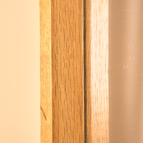 Swedish mirror in oak Nyge verken