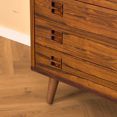 Danish chest of drawers in Santos rosewood