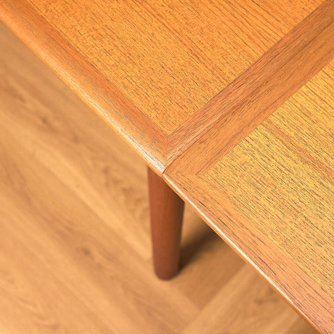 Danish dining table in teak