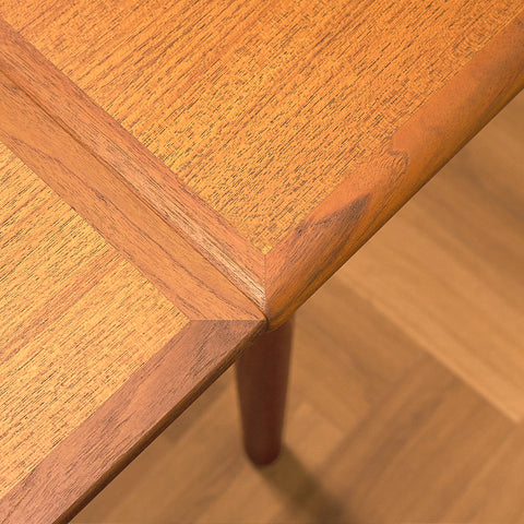 Danish dining table in teak