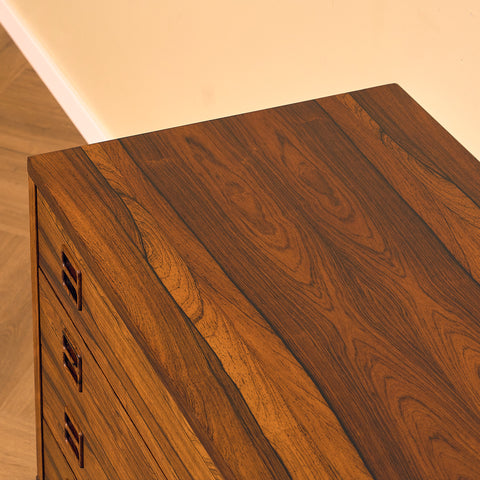 Danish chest of drawers in Santos rosewood