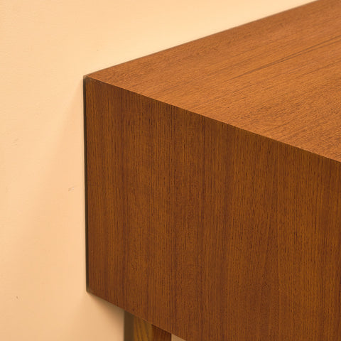 Swedish side table/chest of drawers in teak