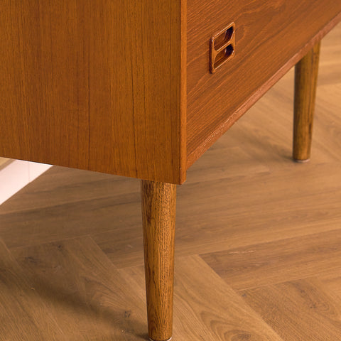 Danish Tall Chest of Drawers in Teak