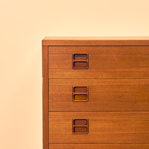 Danish Small Chest of Drawers in Teak