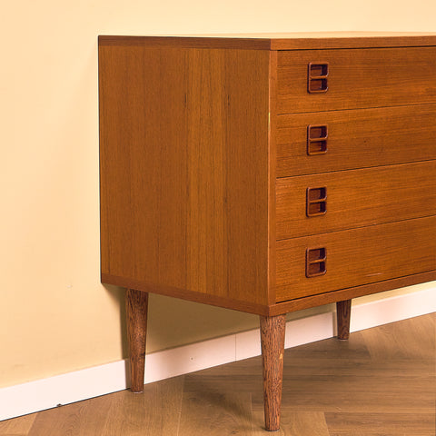 Danish Small Chest of Drawers in Teak