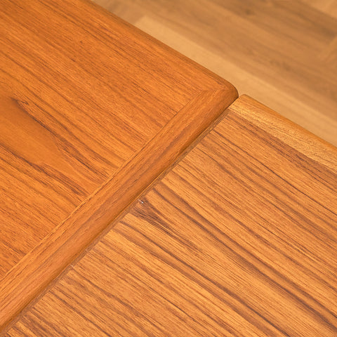 Danish dining table in teak
