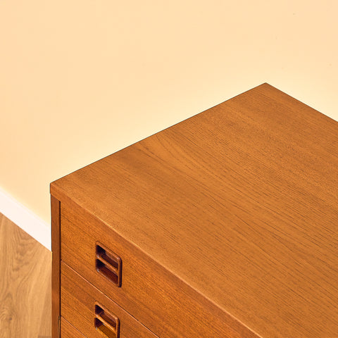 Danish Small Chest of Drawers in Teak