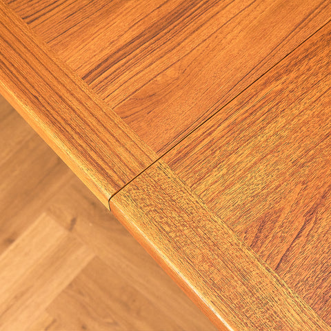 Swedish oval dining table in teak by Nils Jonsson for Troeds