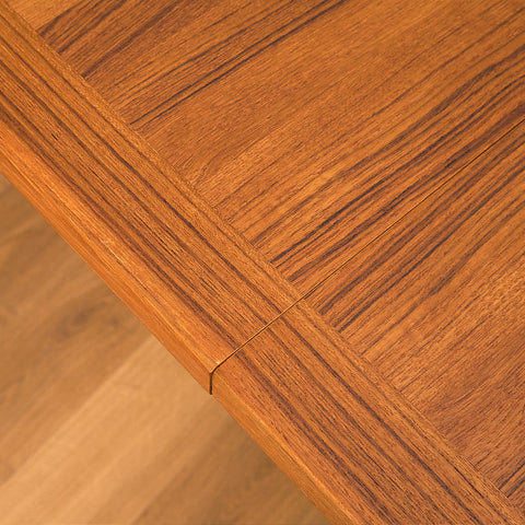 Swedish oval dining table in teak by Nils Jonsson for Troeds