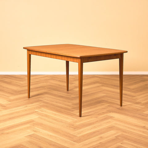 Swedish rectangular dining table in teak