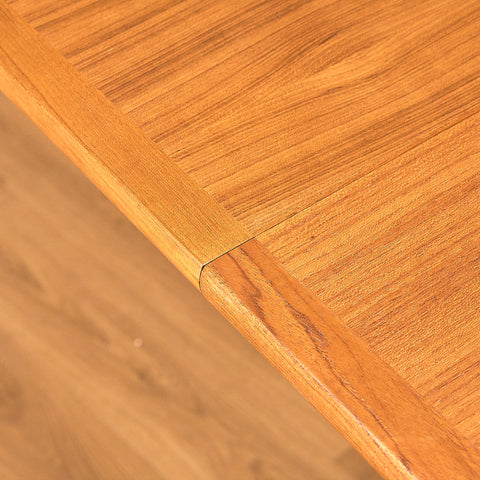Swedish rectangular dining table in teak