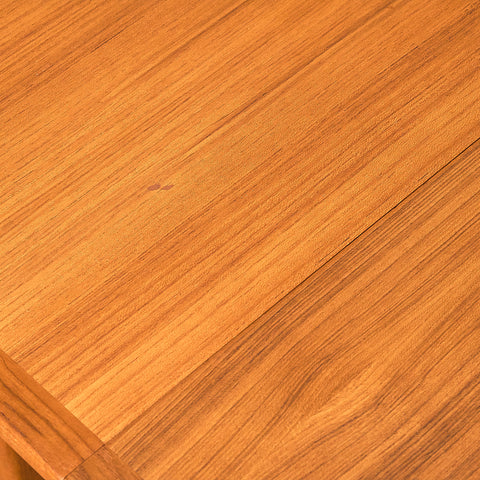 Swedish rectangular dining table in teak