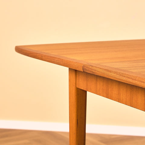 Swedish rectangular dining table in teak