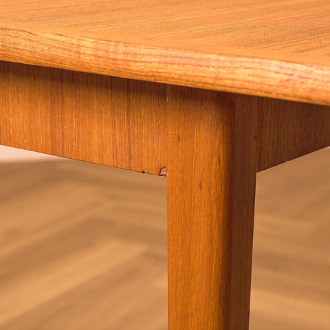 Swedish rectangular dining table in teak