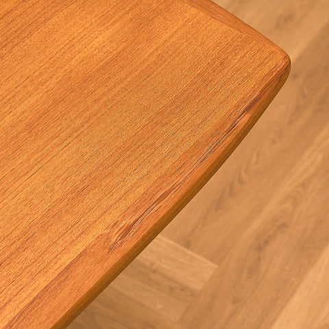 Swedish rectangular dining table in teak