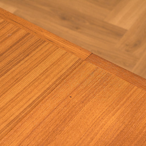 Swedish rectangular dining table in teak