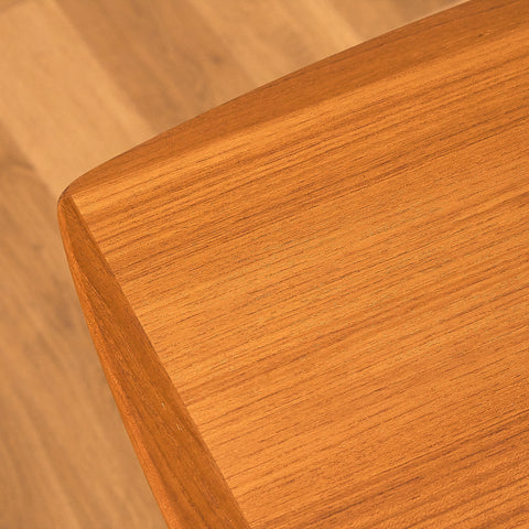 Swedish rectangular dining table in teak
