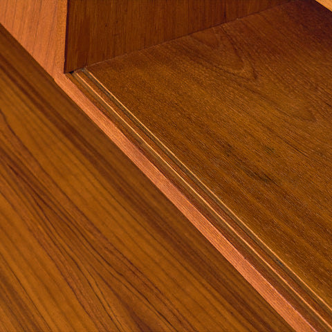 Swedish bookshelf in teak