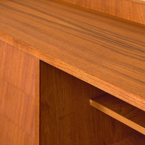 Swedish bookshelf in teak