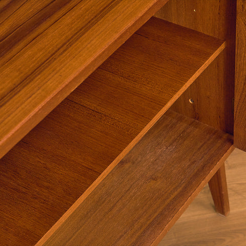 Swedish bookshelf in teak