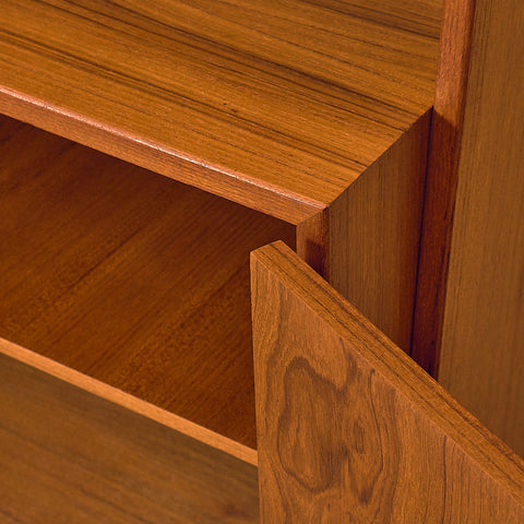 Swedish bookshelf in teak