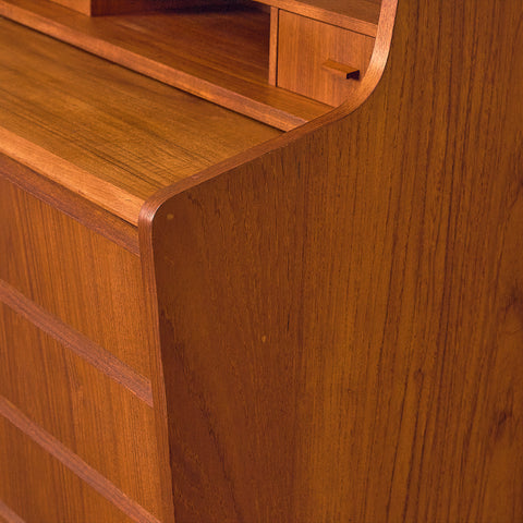 Danish secretary in teak