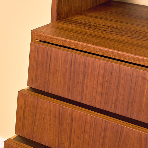 Swedish bookshelf in teak