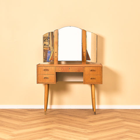 Swedish dressing table / Writing desk in teak