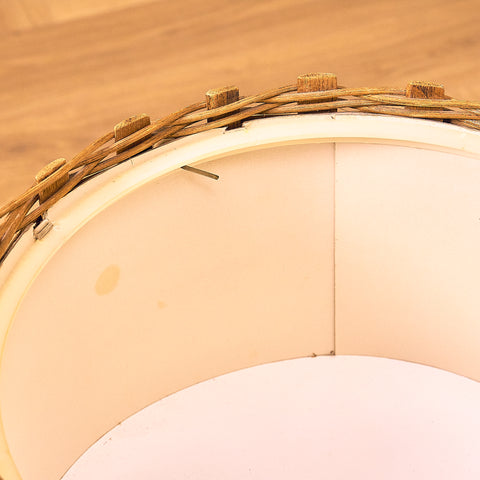 Swedish sewing box / side table in beech