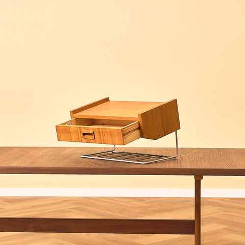 Swedish telephone shelf / side table in teak