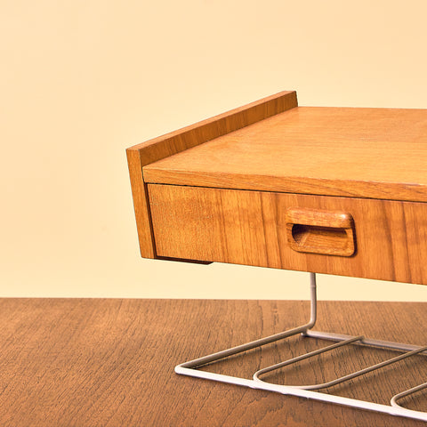 Swedish telephone shelf / side table in teak
