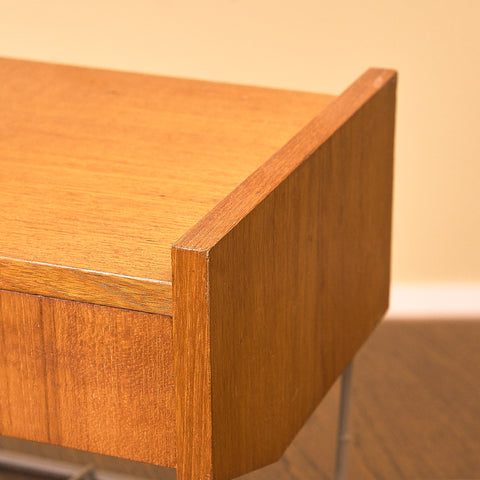 Swedish telephone shelf / side table in teak