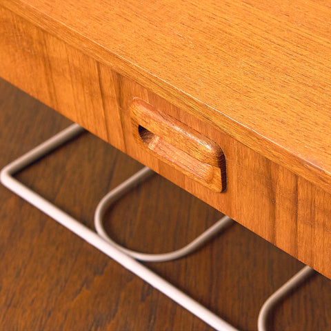 Swedish telephone shelf / side table in teak