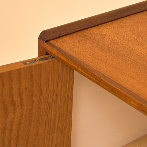Swedish Highboard in Teak and Oak, 1950s