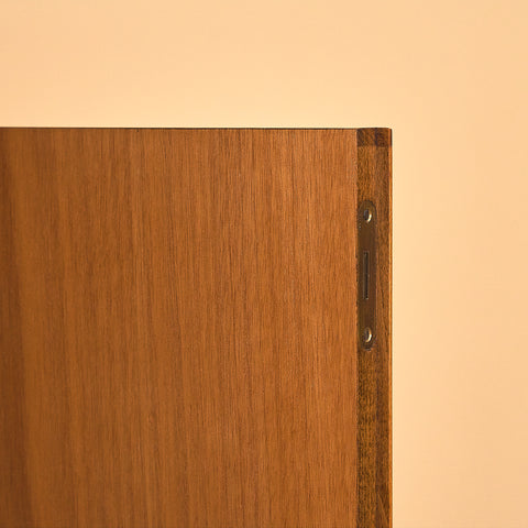 Swedish Highboard in Teak and Oak, 1950s