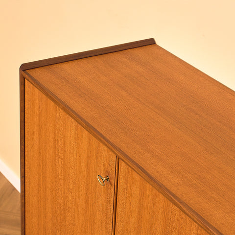 Swedish Highboard in Teak and Oak, 1950s