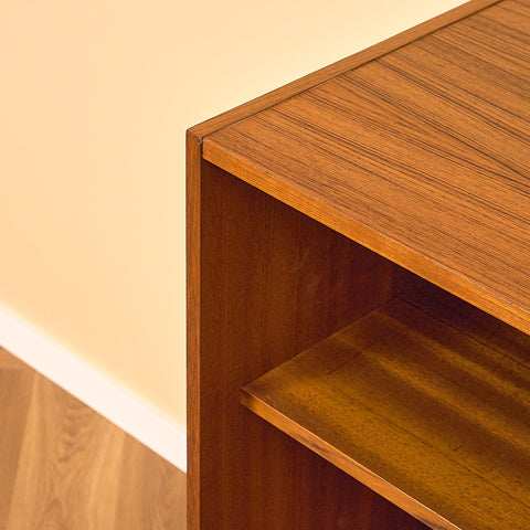 Danish Cabinet with Sliding Doors in Teak